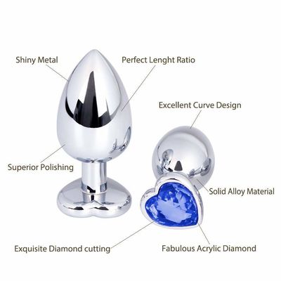 3pc Diamond Anal Plug